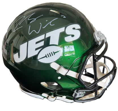 Zach Wilson Hand Signed ✍️ New York Jets Full-Size Authentic NFL Helmet 🔥with PSA Authenticity🛡️