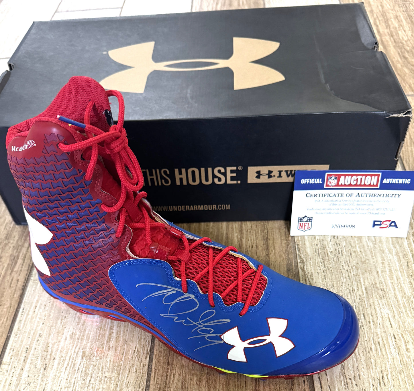 Marcell Dareus Signed✍️Buffalo Bills🦬Under Armour Cleats👟NFL Memorabilia💥