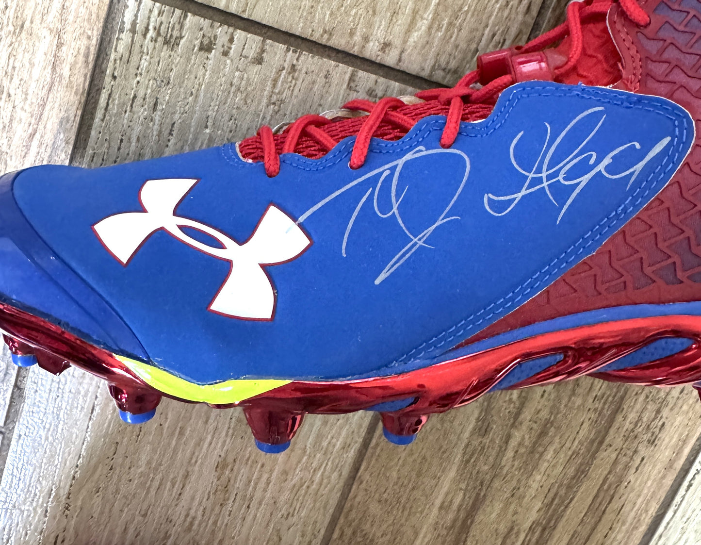 Marcell Dareus Signed✍️Buffalo Bills🦬Under Armour Cleats👟NFL Memorabilia💥
