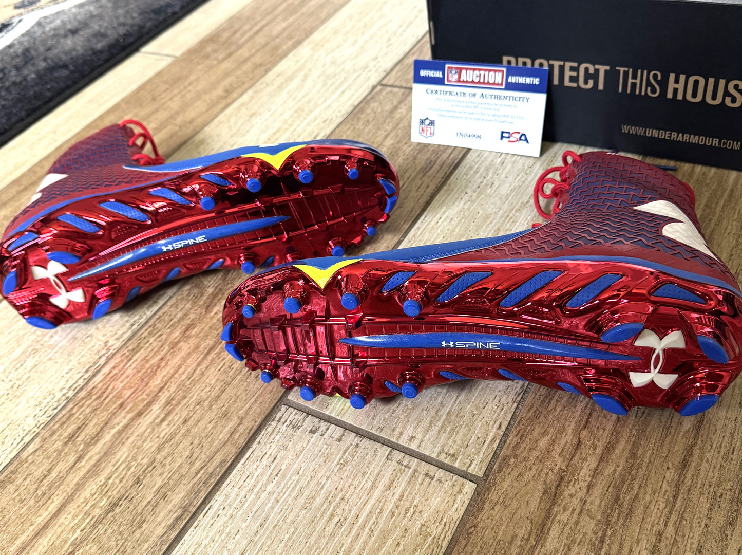 Marcell Dareus Signed✍️Buffalo Bills🦬Under Armour Cleats👟NFL Memorabilia💥