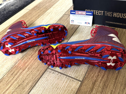 Marcell Dareus Signed✍️Buffalo Bills🦬Under Armour Cleats👟NFL Memorabilia💥