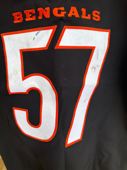 Germaine Pratt GAME-WORN💪10/15/2023 PHOTO MATCHED📸Cincinnati Bengals🐅NFL Jersey vs. Seahawks (Crucial Catch Game)