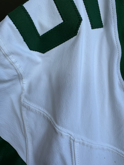 Adrian Martinez GAME WORN 💪 10/06/24 PHOTO MATCHED 📸  New York Jets Nike NFL Jersey 👕 vs. Vikings Also features official London Games patch + PSA COA🛡️