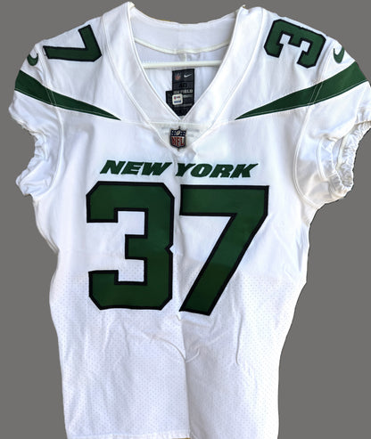 Bryce Hall GAME WORN 💪 New York Jets Nike NFL Jersey 👕 Also includes PSA Certificate of Authenticity🛡️