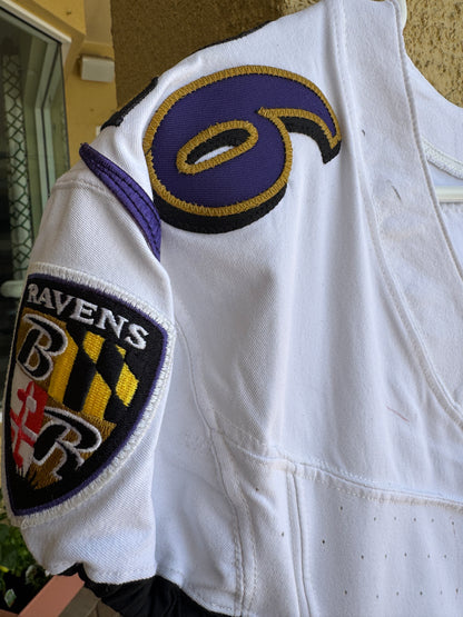 Geno Stone GAME WORN💪(10/15/2023) On-Field Baltimore Ravens💜NFL Jersey 🌍vs. the Titans