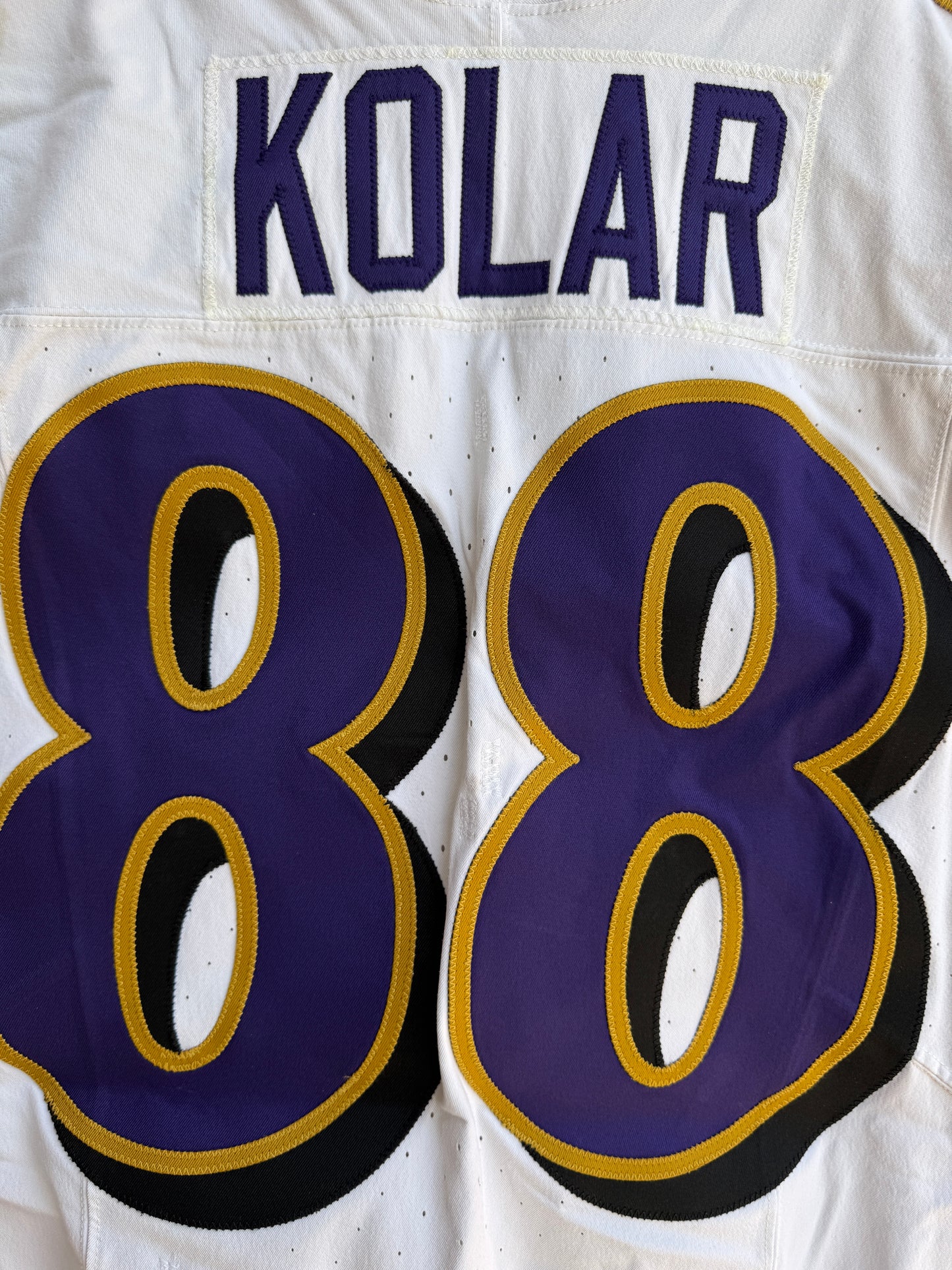 Charlie Kolar GAME WORN💪 (10/15/2023) On-Field Baltimore Ravens💜Jersey NFL🌍vs. Titans (London Series)