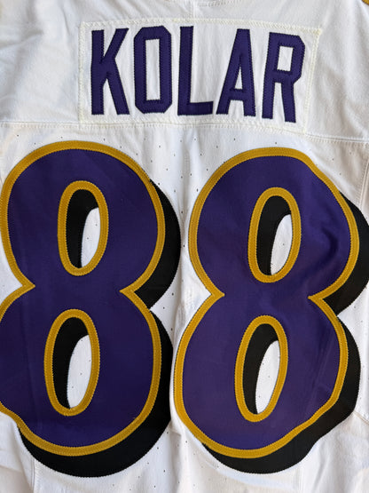Charlie Kolar GAME WORN💪 (10/15/2023) On-Field Baltimore Ravens💜Jersey NFL🌍vs. Titans (London Series)