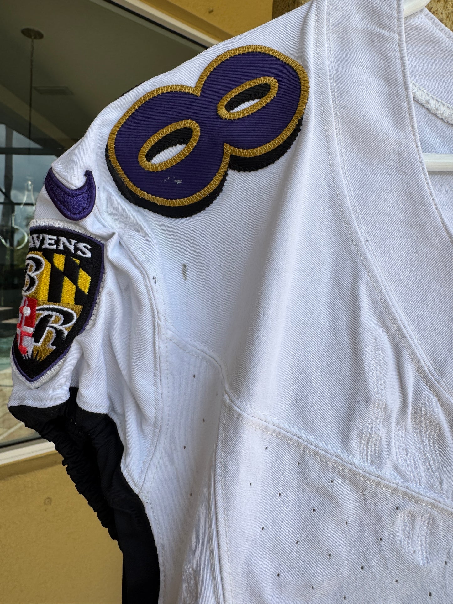 Charlie Kolar GAME WORN💪 (10/15/2023) On-Field Baltimore Ravens💜Jersey NFL🌍vs. Titans (London Series)