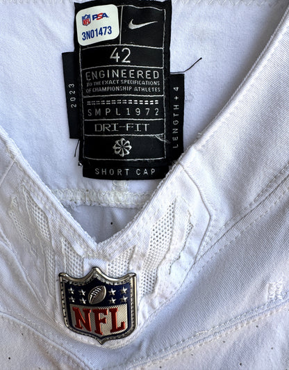 Charlie Kolar GAME WORN💪 (10/15/2023) On-Field Baltimore Ravens💜Jersey NFL🌍vs. Titans (London Series)