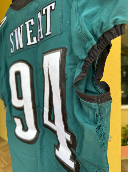 Josh Sweat GAME-USED💪11/14/2022 Philadelphia Eagles🦅NFL Jersey👕vs Washington Commanders Inc. PSA Cert
