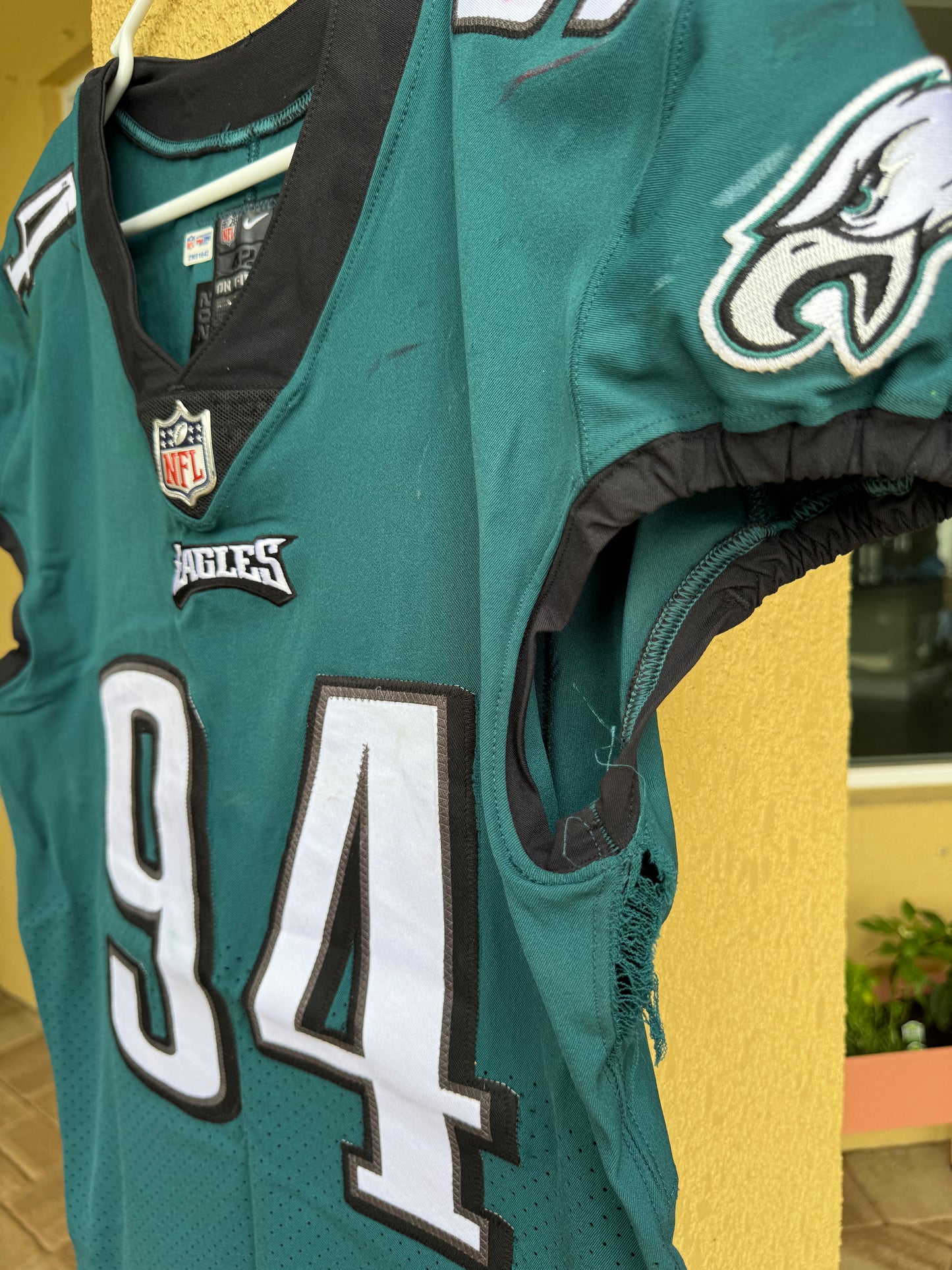 Josh Sweat GAME-USED💪11/14/2022 Philadelphia Eagles🦅NFL Jersey👕vs Washington Commanders Inc. PSA Cert