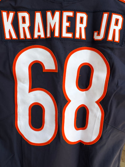 Doug Kramer Jr GAME WORN💪10/13/2024 Chicago Bears NFL Jersey👕London Games🌍vs.Jacksonville Jaguars at Tottenham Hotspur Stadium
