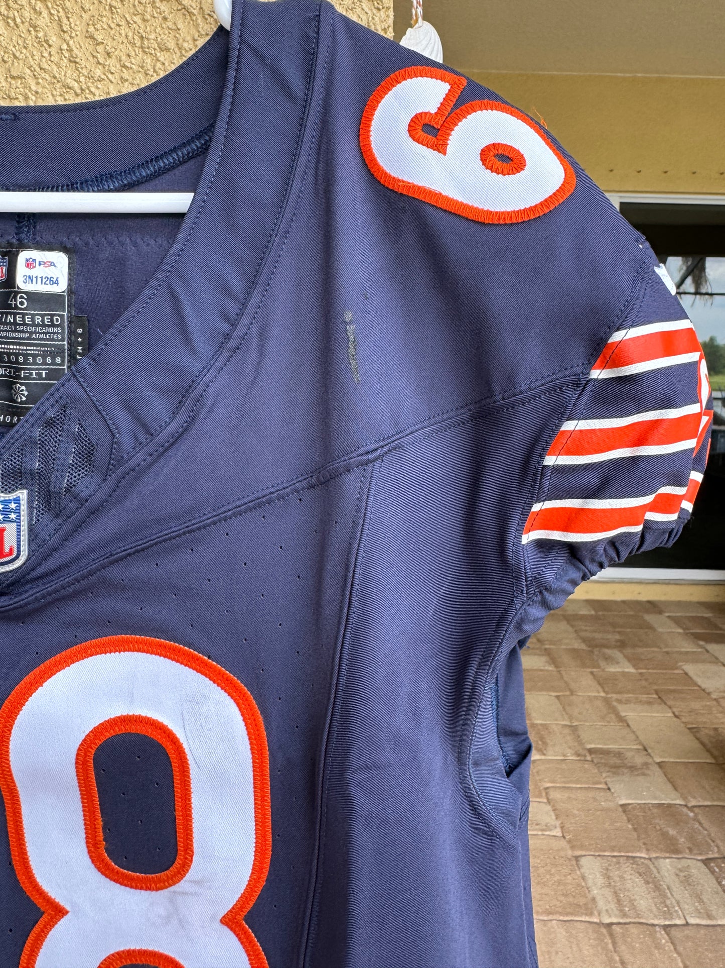 Doug Kramer Jr GAME WORN💪10/13/2024 Chicago Bears NFL Jersey👕London Games🌍vs.Jacksonville Jaguars at Tottenham Hotspur Stadium