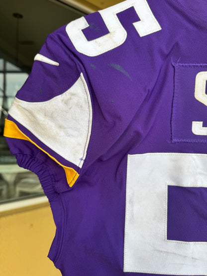 Za'Darius Smith GAME USED 10/09/22 PHOTO MATCHED 📸 Minnesota Vikings Nike NFL Jersey 👕 vs. Chicago Bears 🐻 PSA Authenticated 🛡️