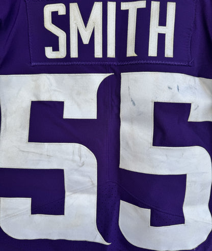 Za'Darius Smith GAME USED 10/09/22 PHOTO MATCHED 📸 Minnesota Vikings Nike NFL Jersey 👕 vs. Chicago Bears 🐻 PSA Authenticated 🛡️
