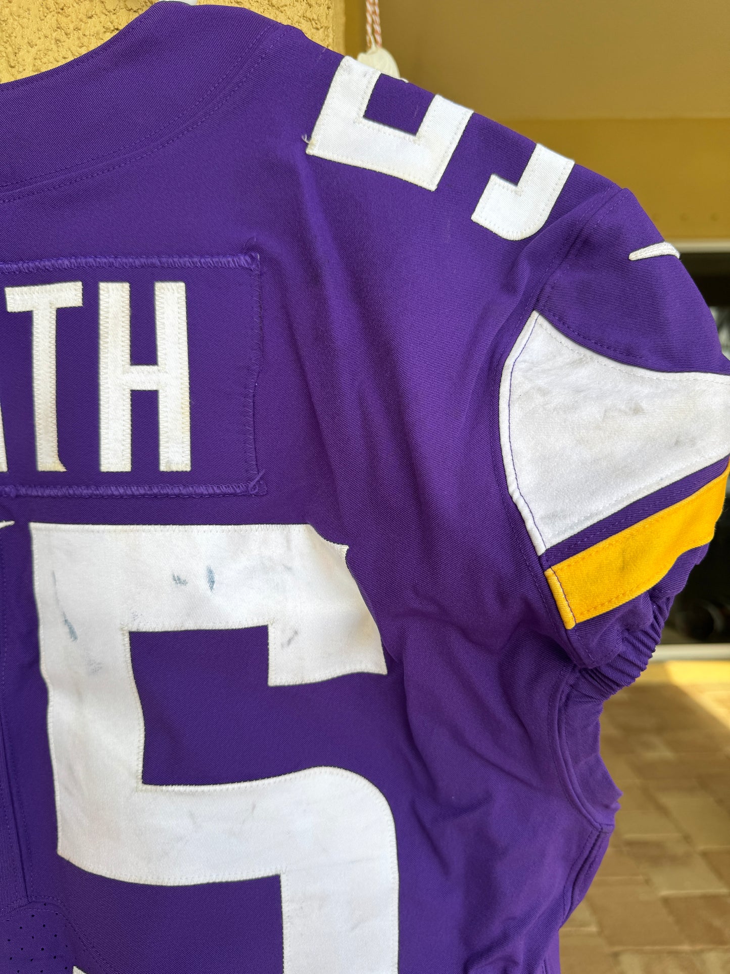 Za'Darius Smith GAME USED 10/09/22 PHOTO MATCHED 📸 Minnesota Vikings Nike NFL Jersey 👕 vs. Chicago Bears 🐻 PSA Authenticated 🛡️