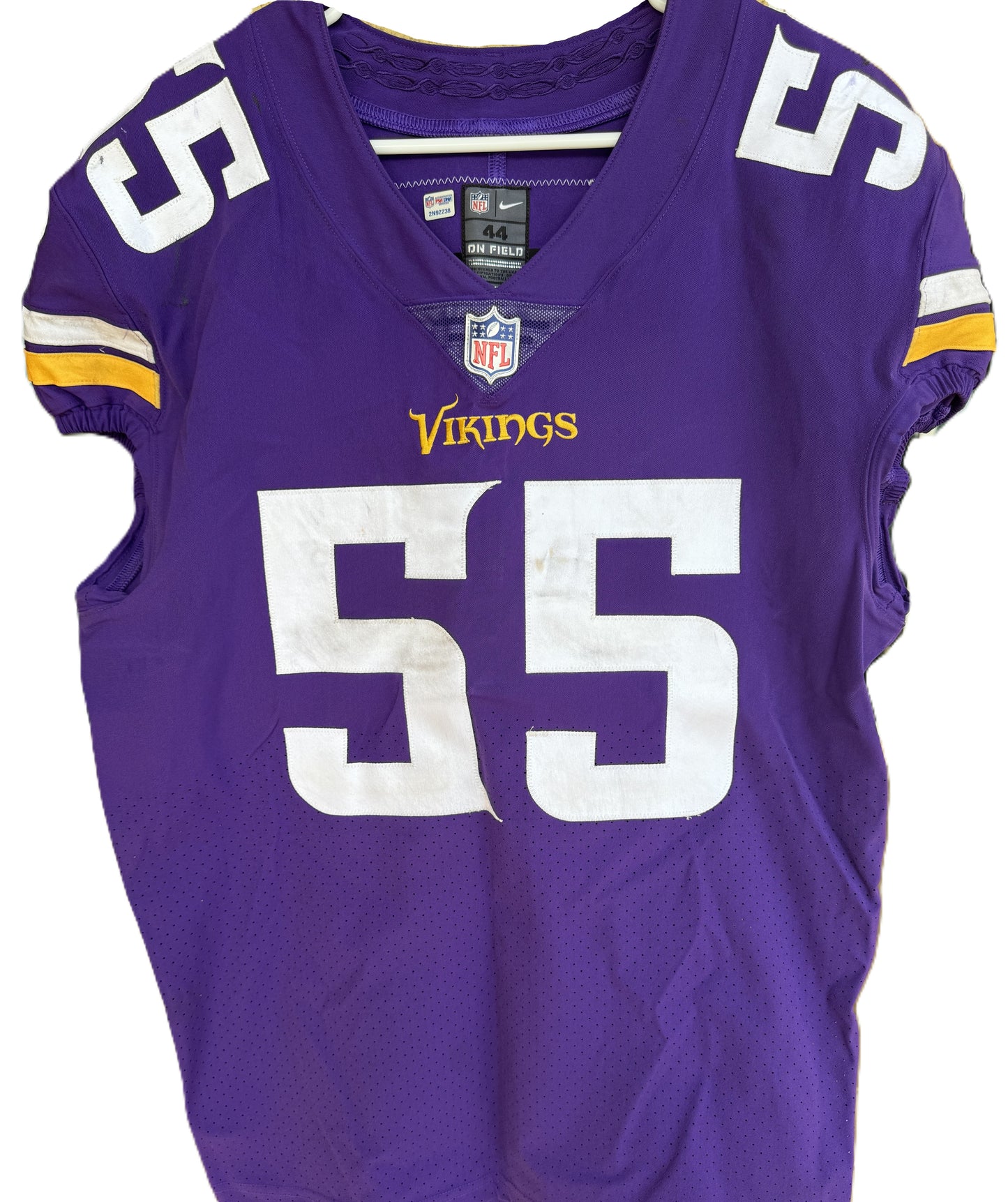 Za'Darius Smith GAME USED 10/09/22 PHOTO MATCHED 📸 Minnesota Vikings Nike NFL Jersey 👕 vs. Chicago Bears 🐻 PSA Authenticated 🛡️
