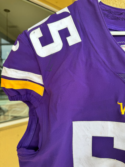 Za'Darius Smith GAME USED 10/09/22 PHOTO MATCHED 📸 Minnesota Vikings Nike NFL Jersey 👕 vs. Chicago Bears 🐻 PSA Authenticated 🛡️