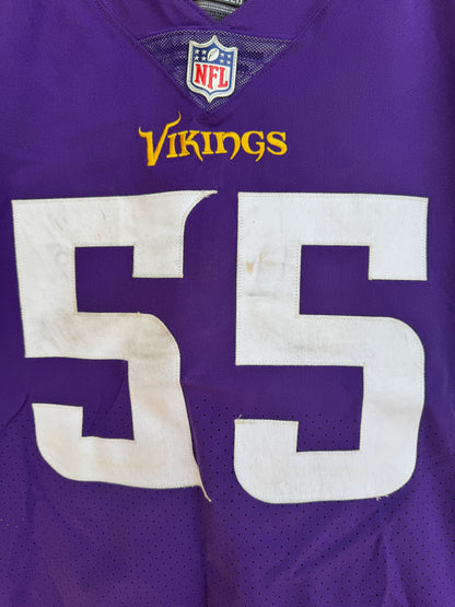 Za'Darius Smith GAME USED 10/09/22 PHOTO MATCHED 📸 Minnesota Vikings Nike NFL Jersey 👕 vs. Chicago Bears 🐻 PSA Authenticated 🛡️