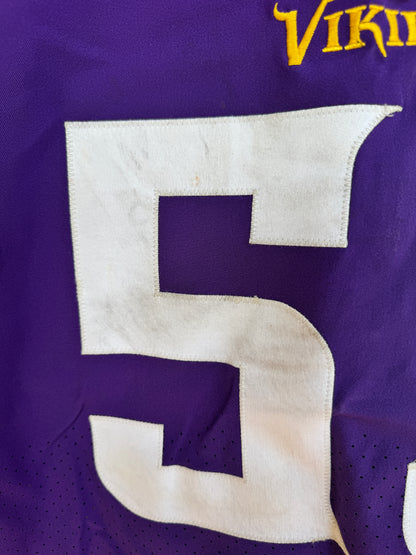 Za'Darius Smith GAME USED 10/09/22 PHOTO MATCHED 📸 Minnesota Vikings Nike NFL Jersey 👕 vs. Chicago Bears 🐻 PSA Authenticated 🛡️