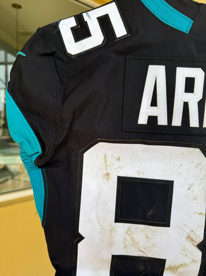 Dan Arnold GAME USED 💪 10/30/22 PHOTO MATCHED 📸 Jacksonville Jaguars 🐆 Nike NFL Jersey vs. Denver Broncos