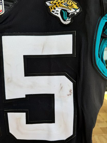 Dan Arnold GAME USED 💪 10/30/22 PHOTO MATCHED 📸 Jacksonville Jaguars 🐆 Nike NFL Jersey vs. Denver Broncos