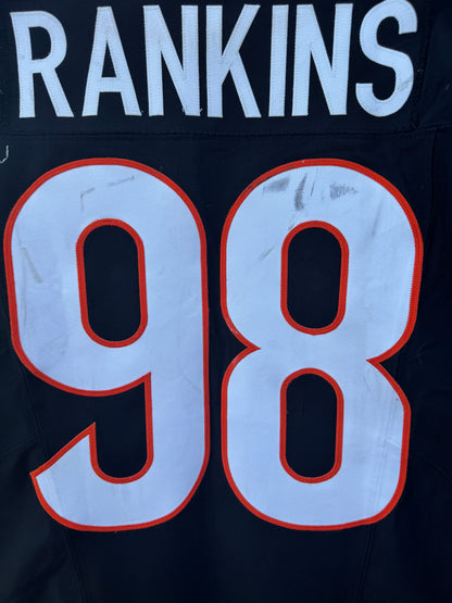 Sheldon Rankins GAME WORN 11/03/24💪PHOTO MATCHED📸Cincinnati Bengals NFL Jersey vs. Las Vegas Raiders Inc. PSA COA