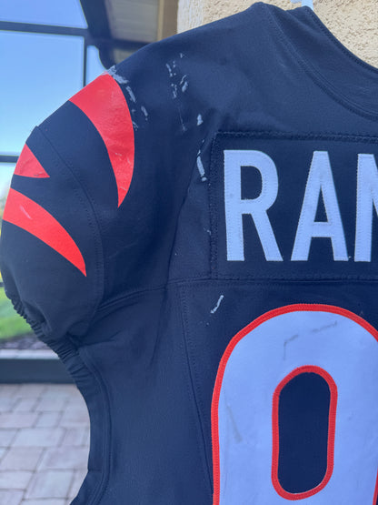 Sheldon Rankins GAME WORN 11/03/24💪PHOTO MATCHED📸Cincinnati Bengals NFL Jersey vs. Las Vegas Raiders Inc. PSA COA
