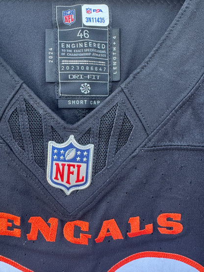 Sheldon Rankins GAME WORN 11/03/24💪PHOTO MATCHED📸Cincinnati Bengals NFL Jersey vs. Las Vegas Raiders Inc. PSA COA