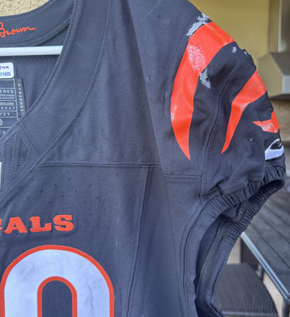 Sheldon Rankins GAME WORN 11/03/24💪PHOTO MATCHED📸Cincinnati Bengals NFL Jersey vs. Las Vegas Raiders Inc. PSA COA