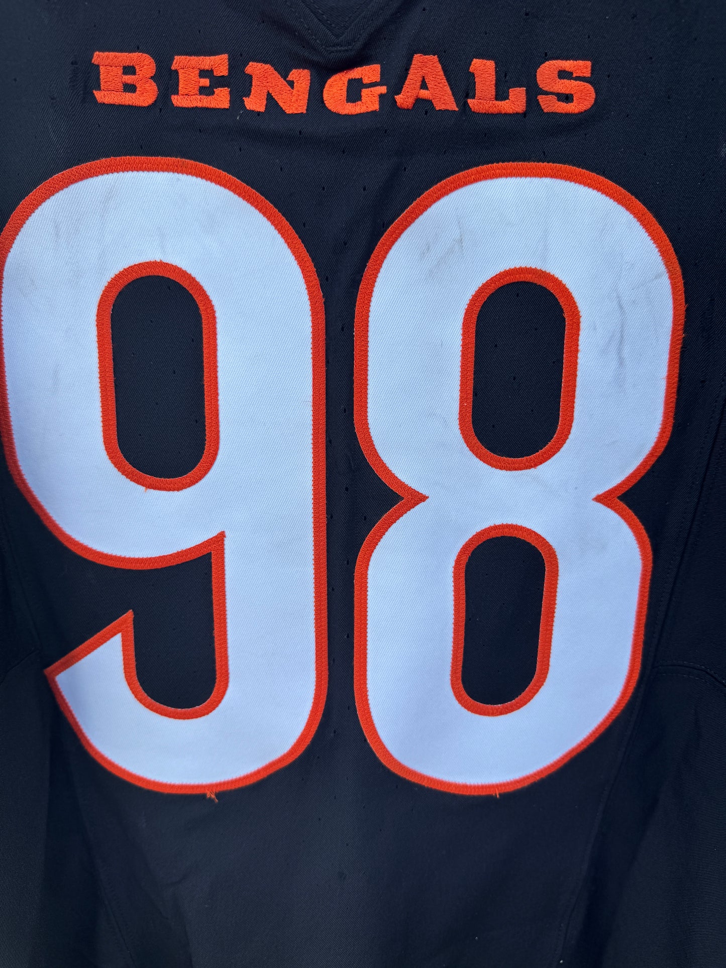 Sheldon Rankins GAME WORN 11/03/24💪PHOTO MATCHED📸Cincinnati Bengals NFL Jersey vs. Las Vegas Raiders Inc. PSA COA