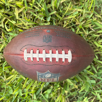 DJ Moore Signed + Inscribed Carolina Panthers GAME-USED💪10/11/20 Wilson Duke Football with Multiple Inscriptions