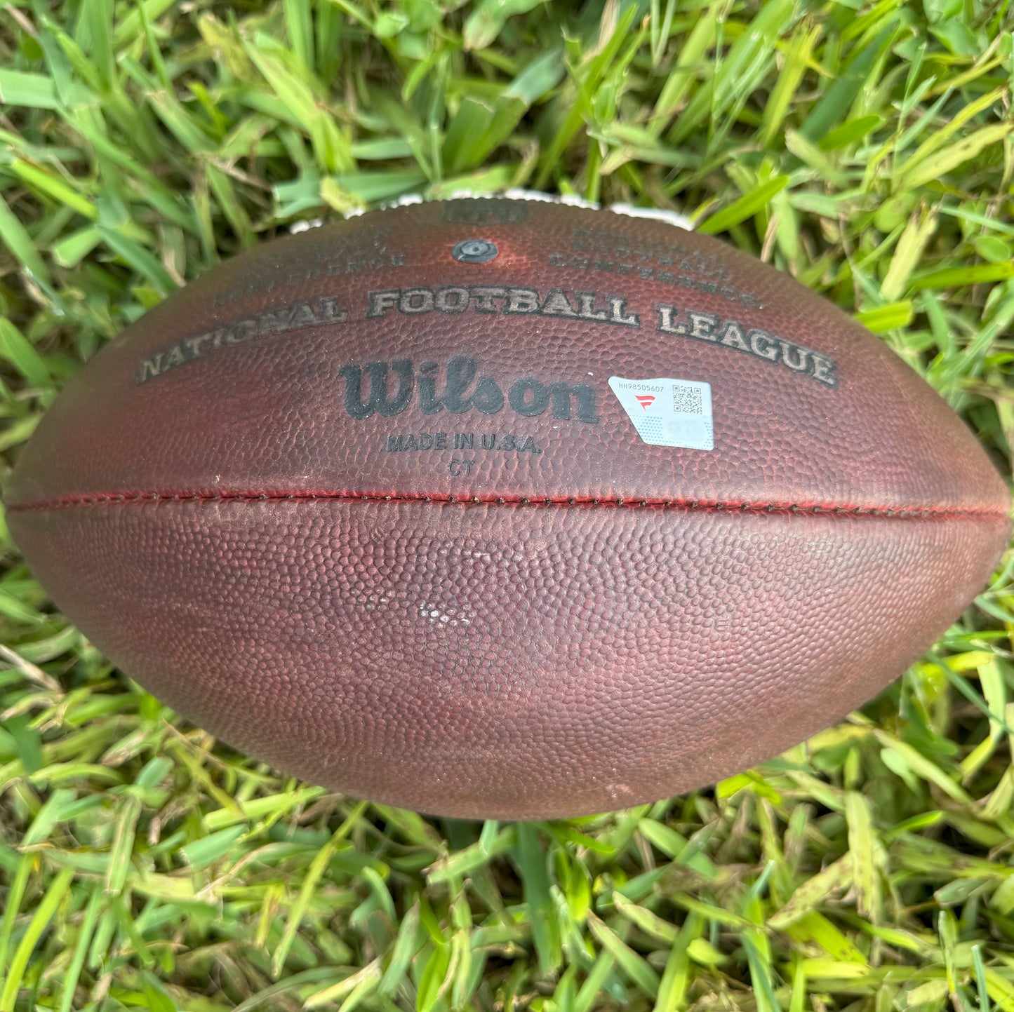DJ Moore Signed + Inscribed Carolina Panthers GAME-USED💪10/11/20 Wilson Duke Football with Multiple Inscriptions