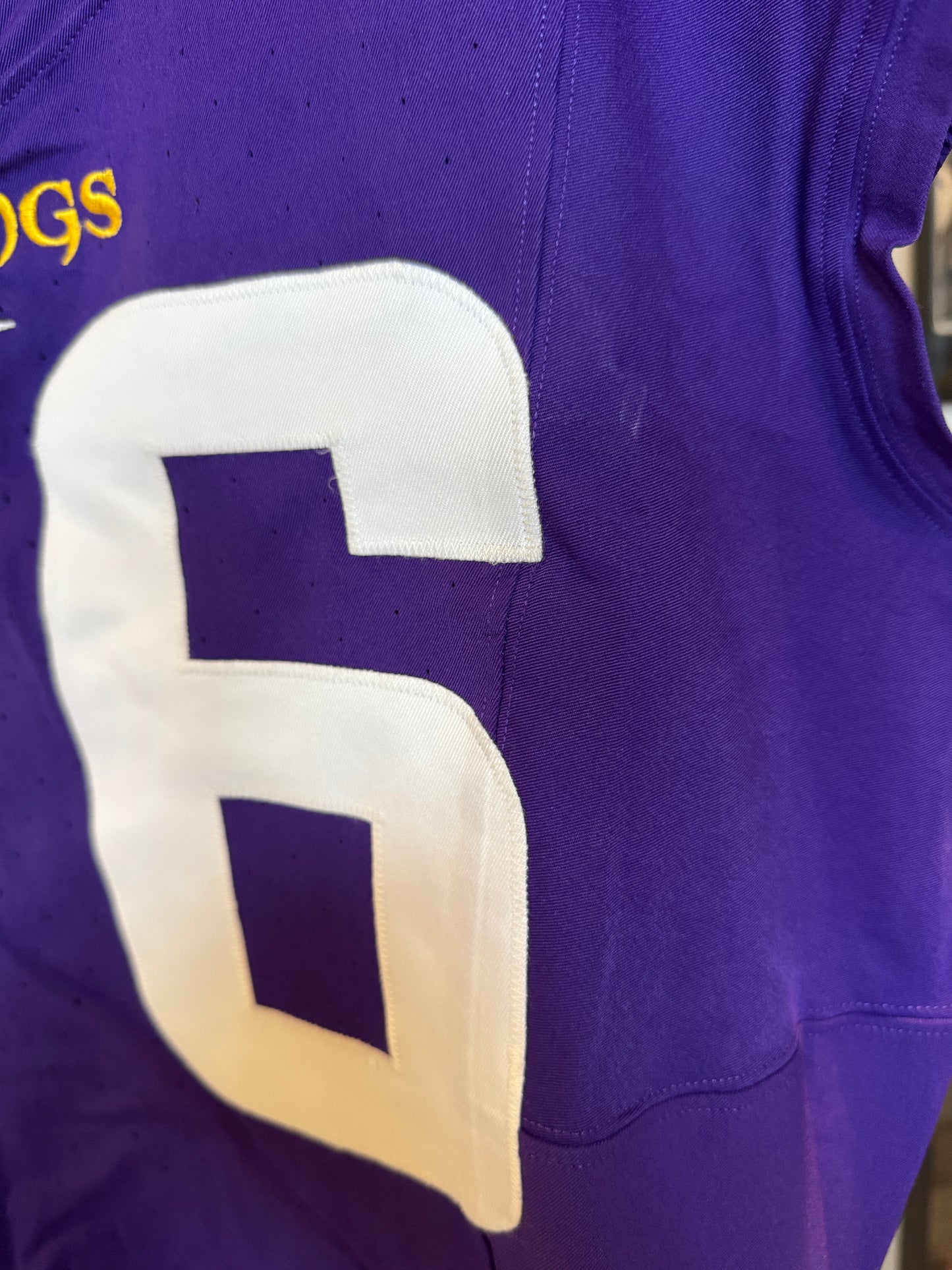 David Quessenberry GAME USED 10/06/24 Minnesota Vikings 👕 Jersey vs. New York Jets London Game ✅ Inc. PSA Authenticity