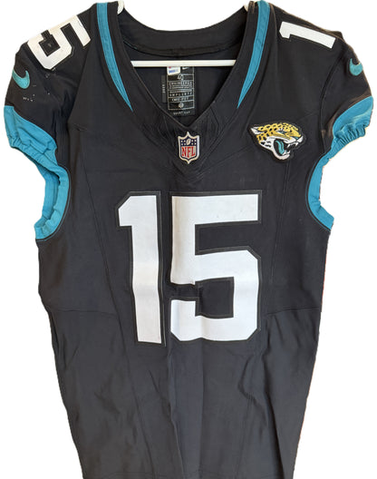 Zay Jones GAME USED 💪 10/01/2023 Jacksonville Jaguars 🐆 Nike NFL Jersey vs. Atlanta Falcons  🇬🇧  London Game 🌍