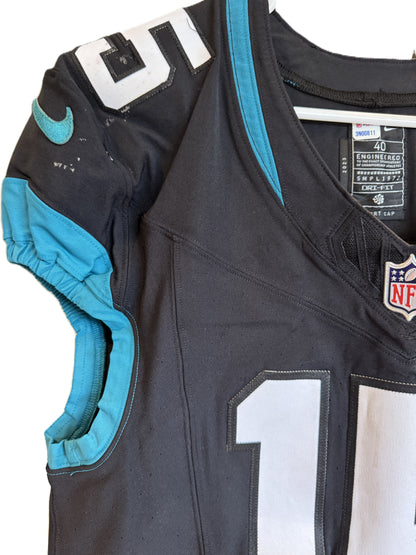 Zay Jones GAME USED 💪 10/01/2023 Jacksonville Jaguars 🐆 Nike NFL Jersey vs. Atlanta Falcons  🇬🇧  London Game 🌍