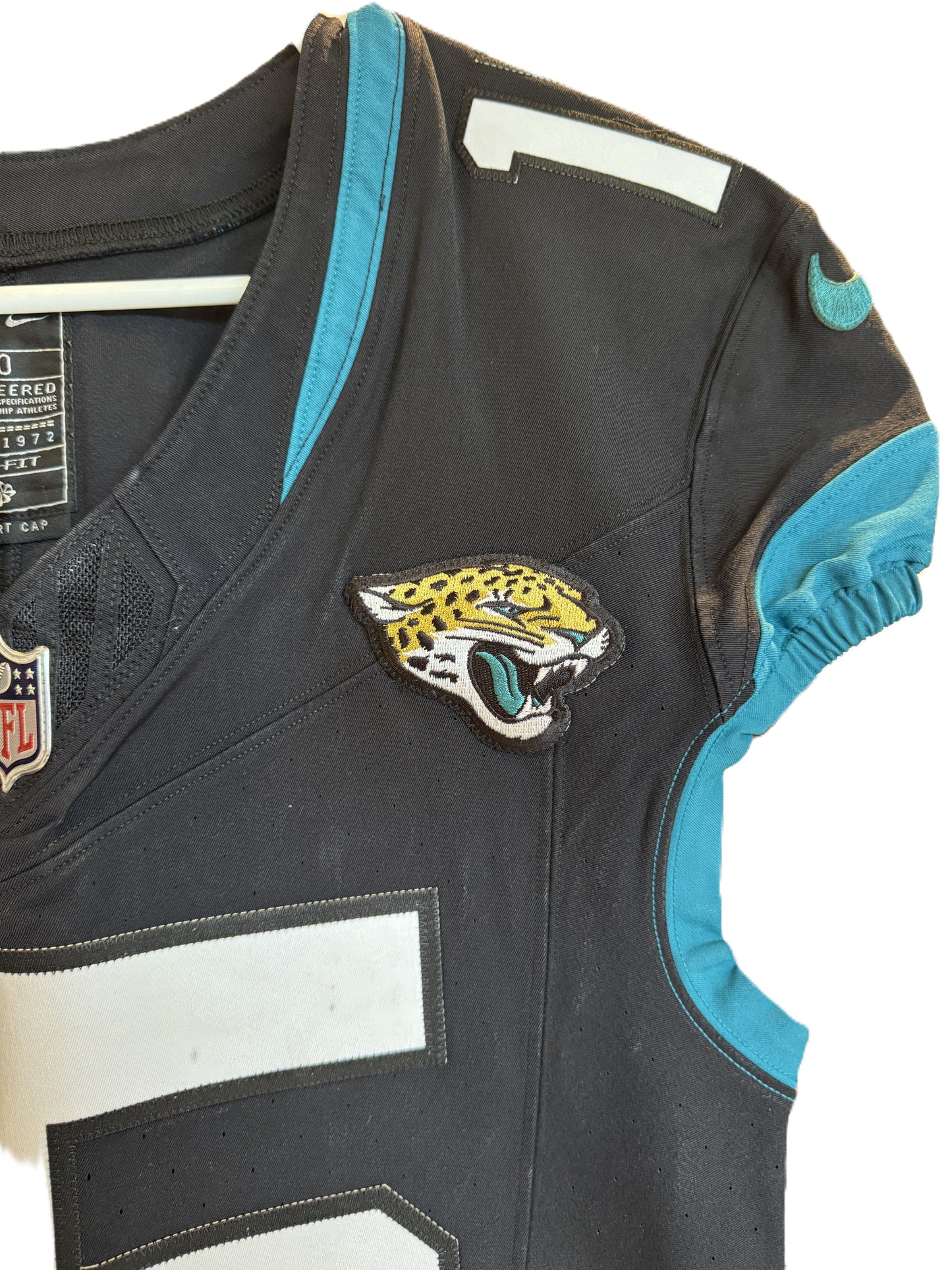 Zay Jones GAME USED 💪 10/01/2023 Jacksonville Jaguars 🐆 Nike NFL Jersey vs. Atlanta Falcons  🇬🇧  London Game 🌍