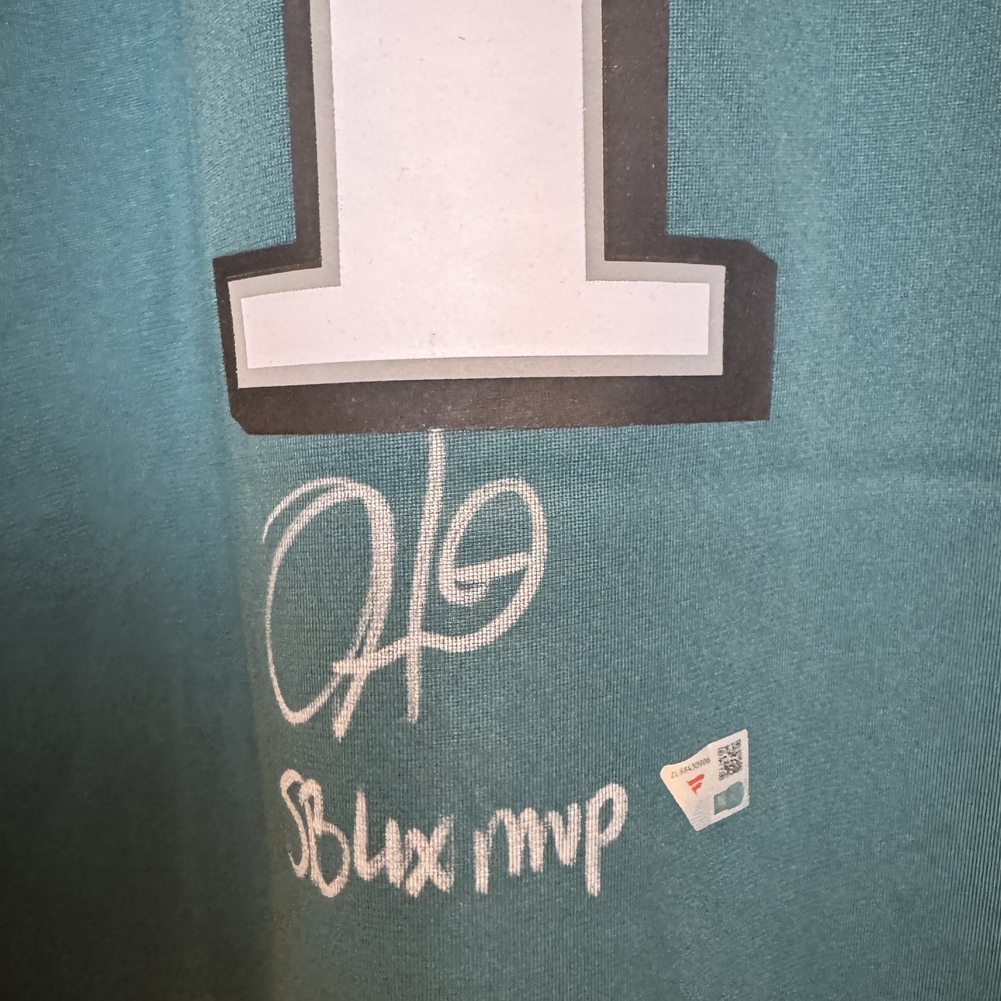 Jalen Hurts Signed✍️Philadelphia Eagles🦅Super Bowl LIX Champions Nike Jersey with "SB LIX MVP" Inscription