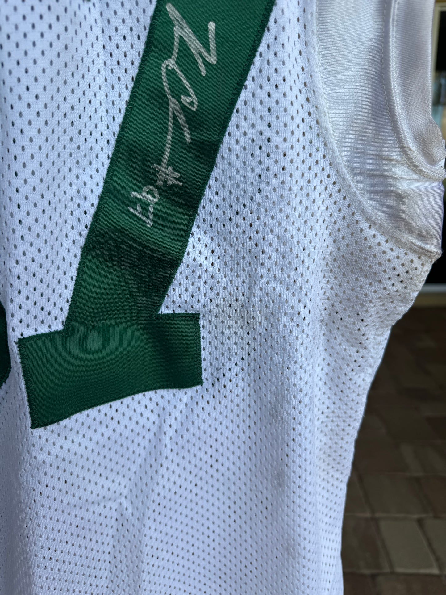 Kenny Clark GAME WORN 💪 and Signed 🖋️ Green Bay Packers⚪🟢 NFL Jersey👕 Also includes Captains Patch and PSA Authenticity 🛡️