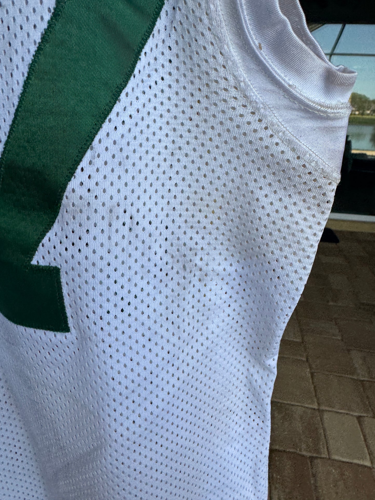 Kenny Clark GAME WORN 💪 and Signed 🖋️ Green Bay Packers⚪🟢 NFL Jersey👕 Also includes Captains Patch and PSA Authenticity 🛡️