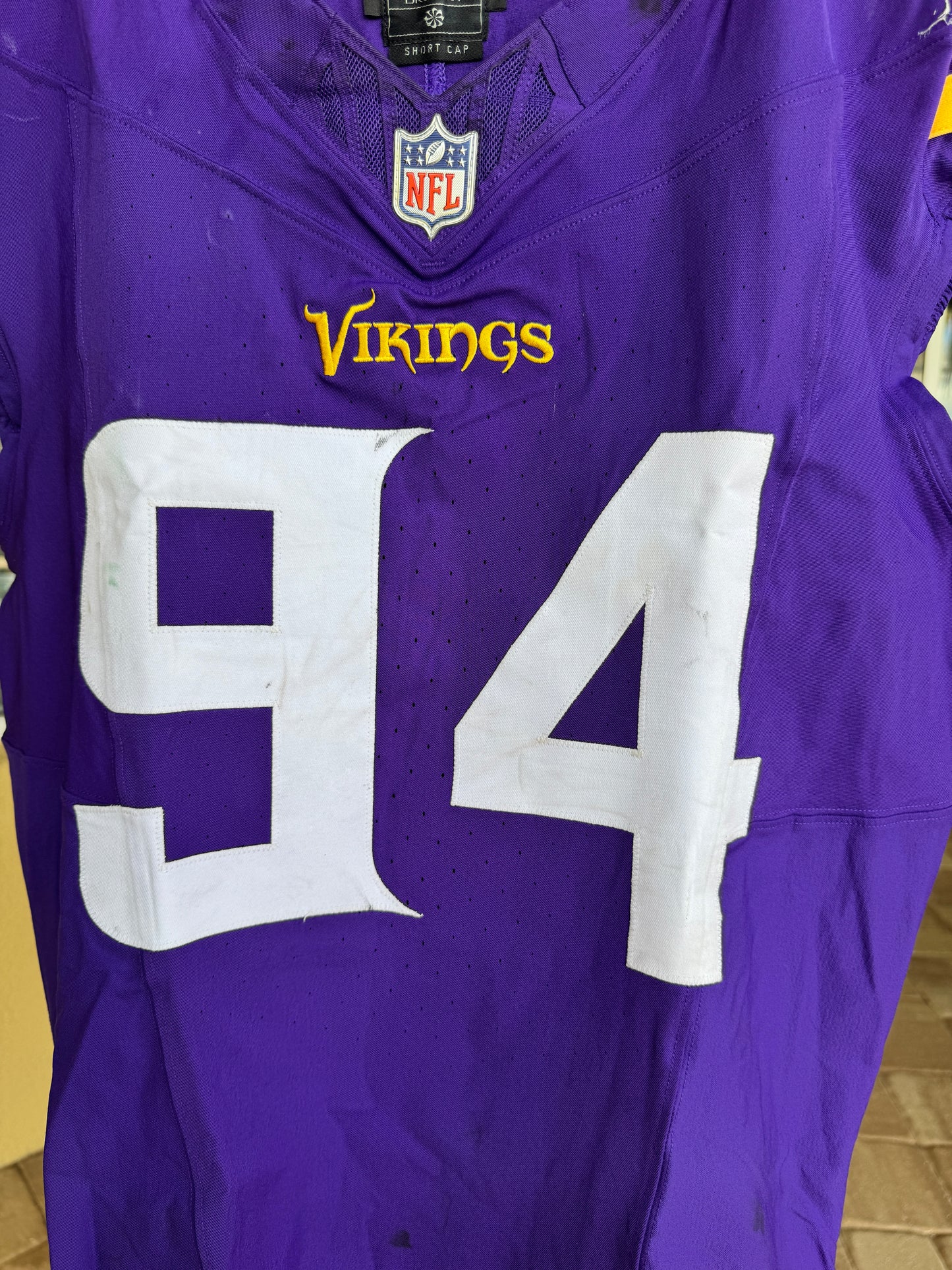 Taki Taimani GAME USED 💪 10/06/24 Minnesota Vikings Nike NFL Jersey 👕 vs. New York Jets London Game ✅ Inc. PSA Authenticity 🛡️