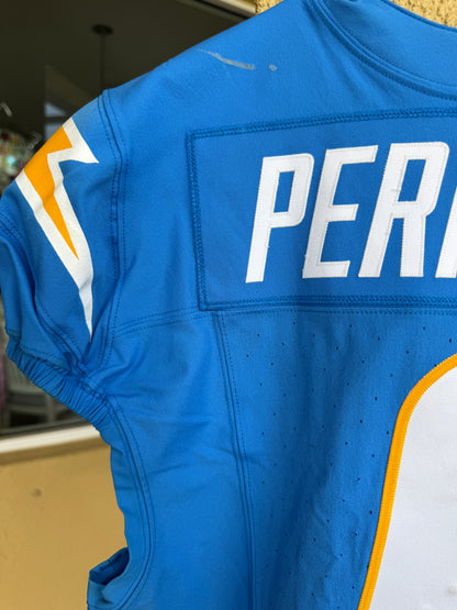 Denzel Perryman GAME-WORN💪11/10/24 Los Angeles Chargers⚡NFL Jersey vs. Tennessee Titans (Salute 2 Service game)