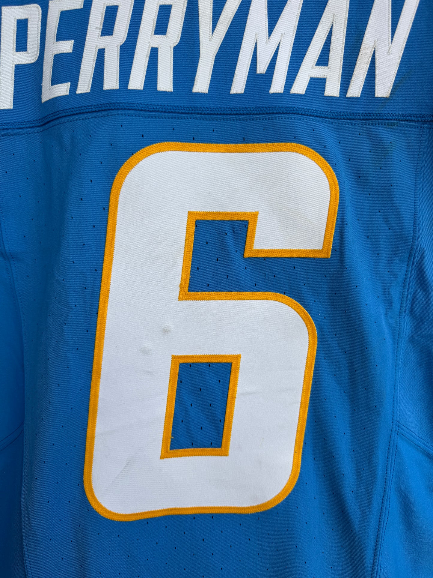 Denzel Perryman GAME-WORN💪11/10/24 Los Angeles Chargers⚡NFL Jersey vs. Tennessee Titans (Salute 2 Service game)