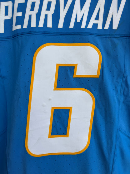 Denzel Perryman GAME-WORN💪11/10/24 Los Angeles Chargers⚡NFL Jersey vs. Tennessee Titans (Salute 2 Service game)