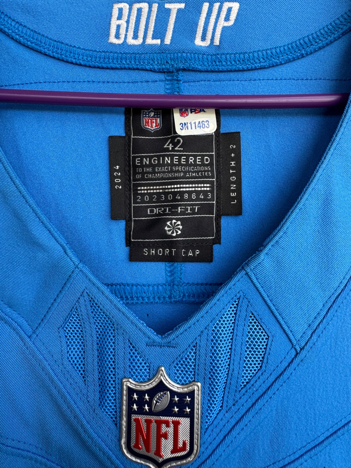 Denzel Perryman GAME-WORN💪11/10/24 Los Angeles Chargers⚡NFL Jersey vs. Tennessee Titans (Salute 2 Service game)