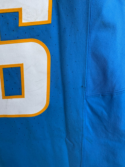 Denzel Perryman GAME-WORN💪11/10/24 Los Angeles Chargers⚡NFL Jersey vs. Tennessee Titans (Salute 2 Service game)