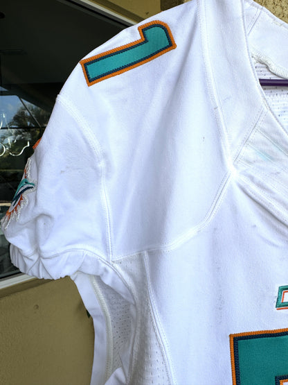 Mike Pouncey GAME-USED 💥 Miami Dolphins 🐬 Nike On-Field NFL Jersey 👕 includes PSA Authenticity 🛡️
