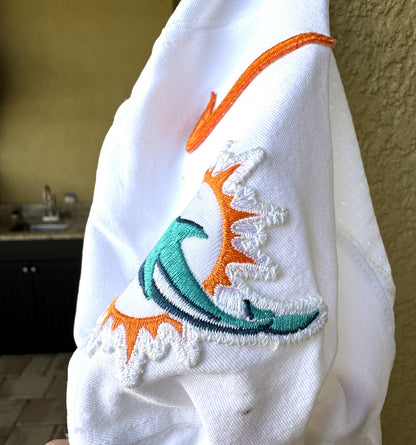 Mike Pouncey GAME-USED 💥 Miami Dolphins 🐬 Nike On-Field NFL Jersey 👕 includes PSA Authenticity 🛡️