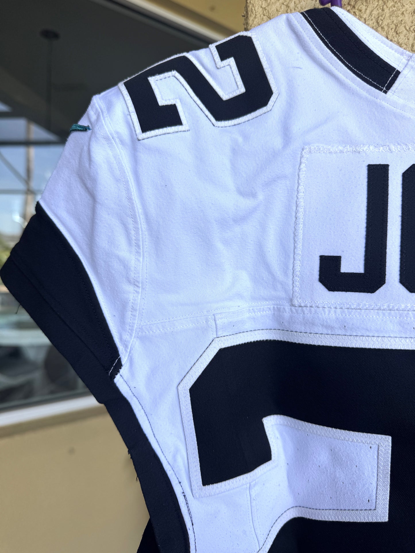 Jarrian Jones GAME USED 10/13/2024 Jacksonville Jaguars On-Field Nike NFL Jersey vs. Chicago Bears Also inc. PSA Authenticity