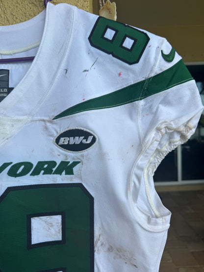 Chris Herndon GAME USED 💪 01/13/2021 PHOTO MATCHED 📸 New York Jets Nike NFL Jersey 👕 Also includes PSA Authenticity🛡️